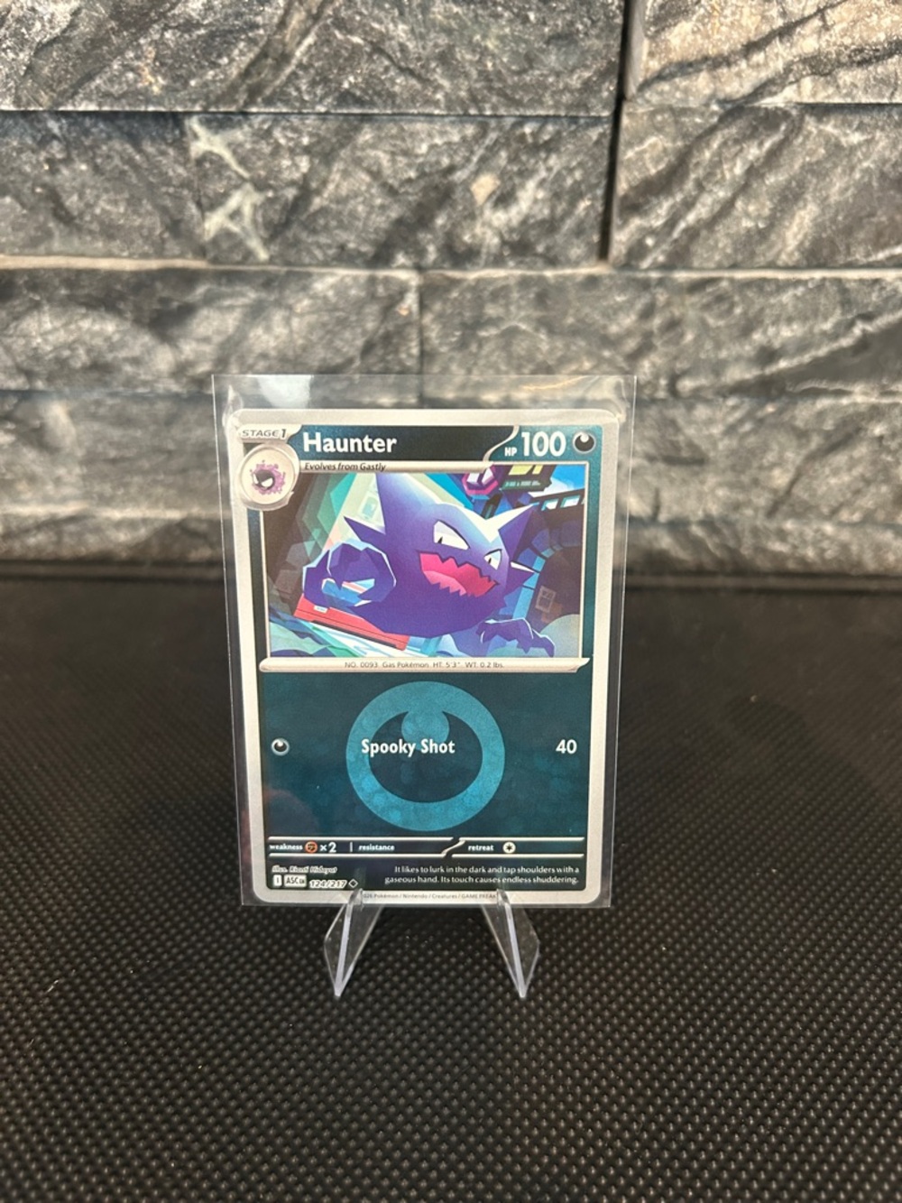 Pokemon Haunter 124/217 Reverse Holo Rare from Ascended Heroes Set M/NM